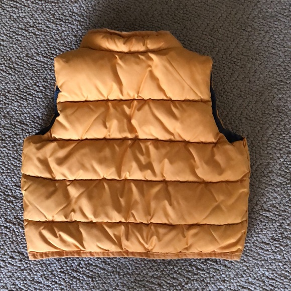 BABY GAP yellow unisex toddler puffy vest - Picture 12 of 16